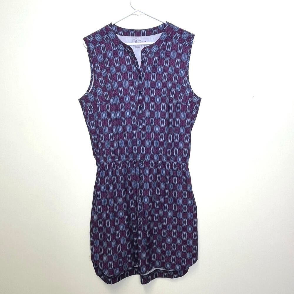 Gerry Women's Sleeveless Stretch Drawstring Waist Dress Large